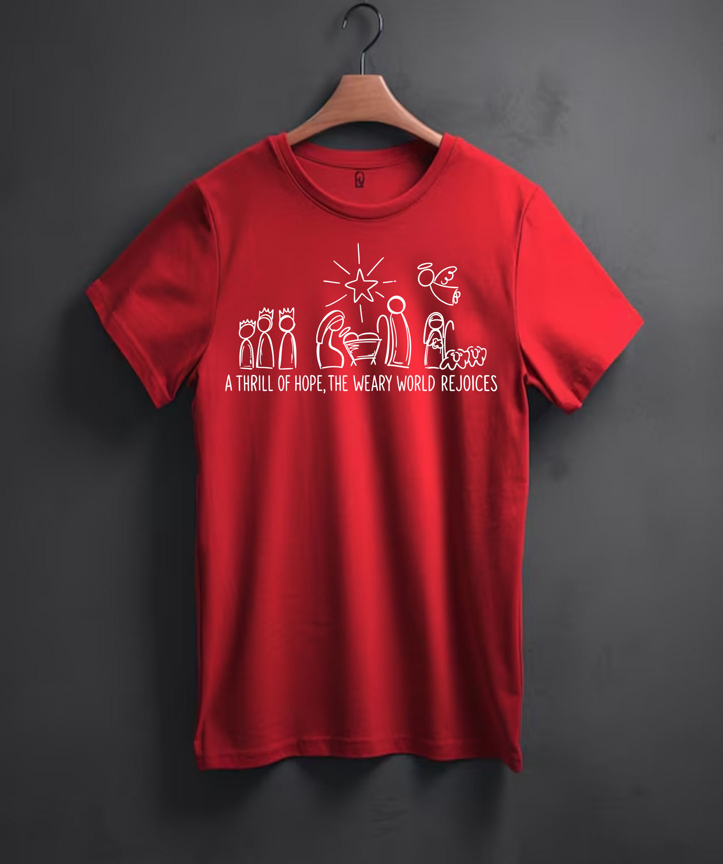 🌟 A Thrill of Hope Christmas Tee 🌟TULTEX 202