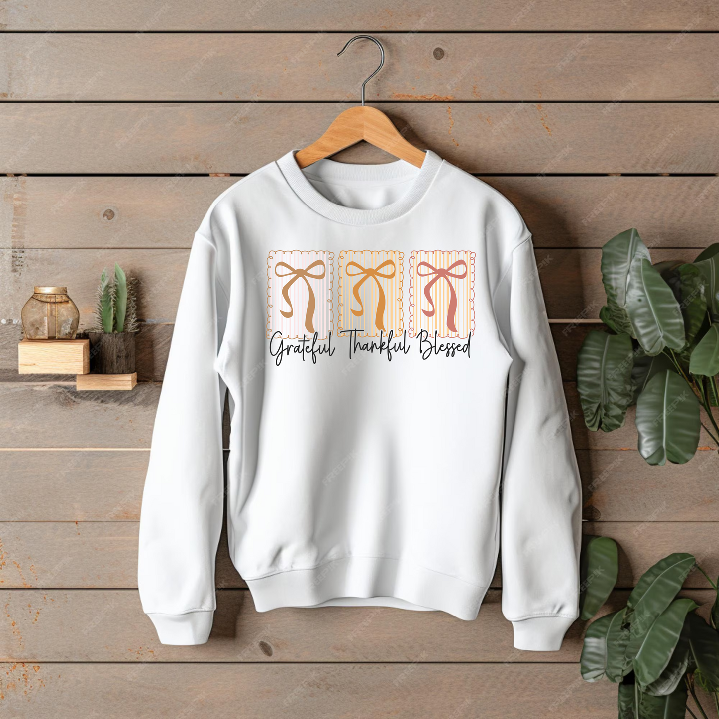 🍂 Grateful • Thankful • Blessed Sweatshirt 🍁